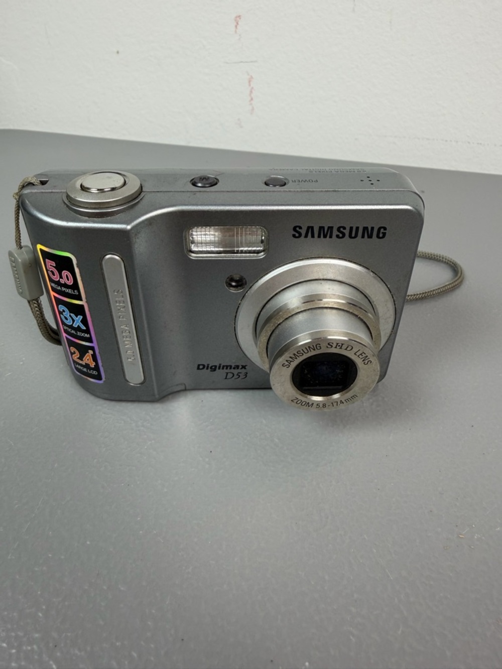 Samsung Digimax D53 5MP Digital Compact Camera Silver - TESTed